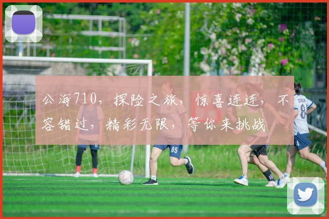 公海710，探险之旅，惊喜连连，不容错过，精彩无限，等你来挑战